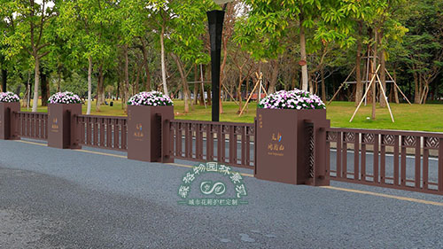 城市印象花箱护栏绿化隔离栏