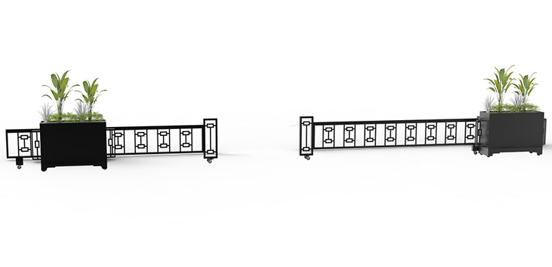 可移动伸缩花箱护栏怎么选？
