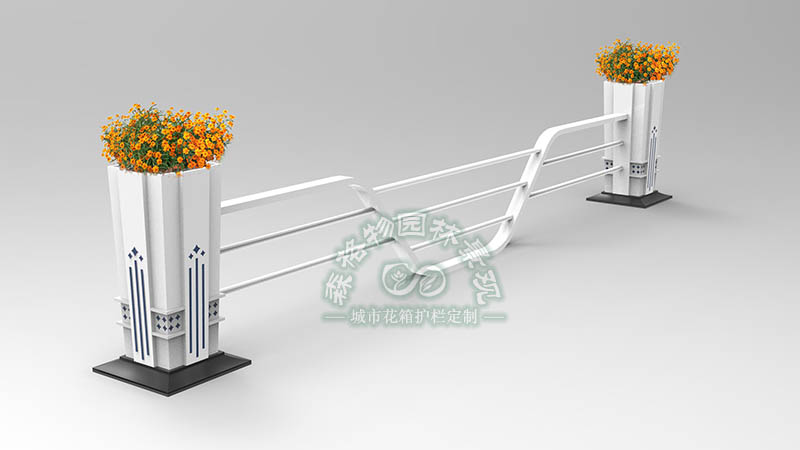市政道路改造，为什么越来越多项目选用森格物一体化花箱护栏？