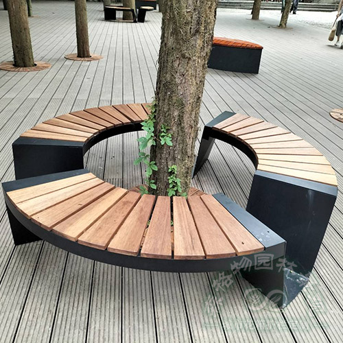 广东户外不锈钢树池坐凳