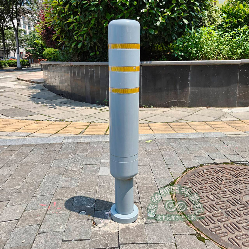 圆柱形固定式不锈钢防撞柱