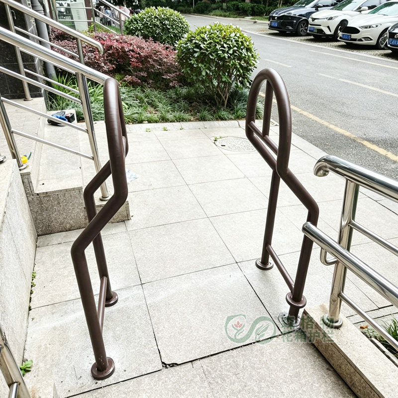 不锈钢圆管无障碍通道护栏