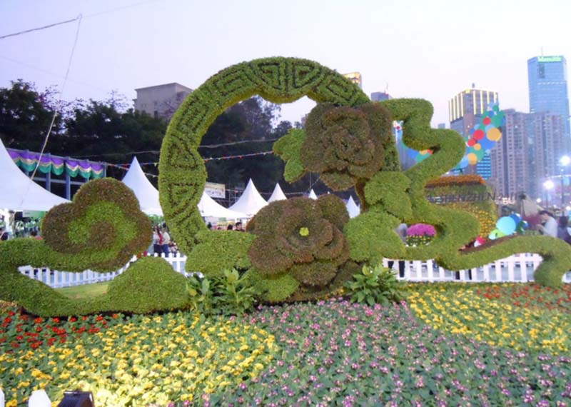国庆绿雕_绿雕造型_春节绿雕都有哪些常见的造型
