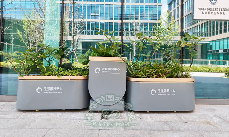 商务建筑户外绿化配套应用解析,组合景观花箱实景落地 商务建筑户外绿化配套应用解析,组合景观花箱实景落地